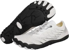 2025 Water Shoes Mens Womens Wide Toe Barefoot Shoes Breathable & Non-Slip Athletic Footwear Beach Swim Quick-Dry Aqua Socks Pool Shoes for Hiking Diving Walking