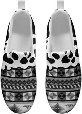 Binienty Womens Walking Sneakers Slip on Platform Loafers Comfy Lightwieght Rocking Shoes Outdoor Footwear