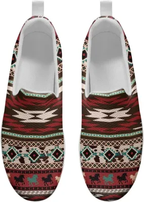 Binienty Womens Walking Sneakers Slip on Platform Loafers Comfy Lightwieght Rocking Shoes Outdoor Footwear