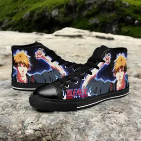 Bleach Ichigo Kurosaki Shoes High Top Sneakers for Kids and Adults