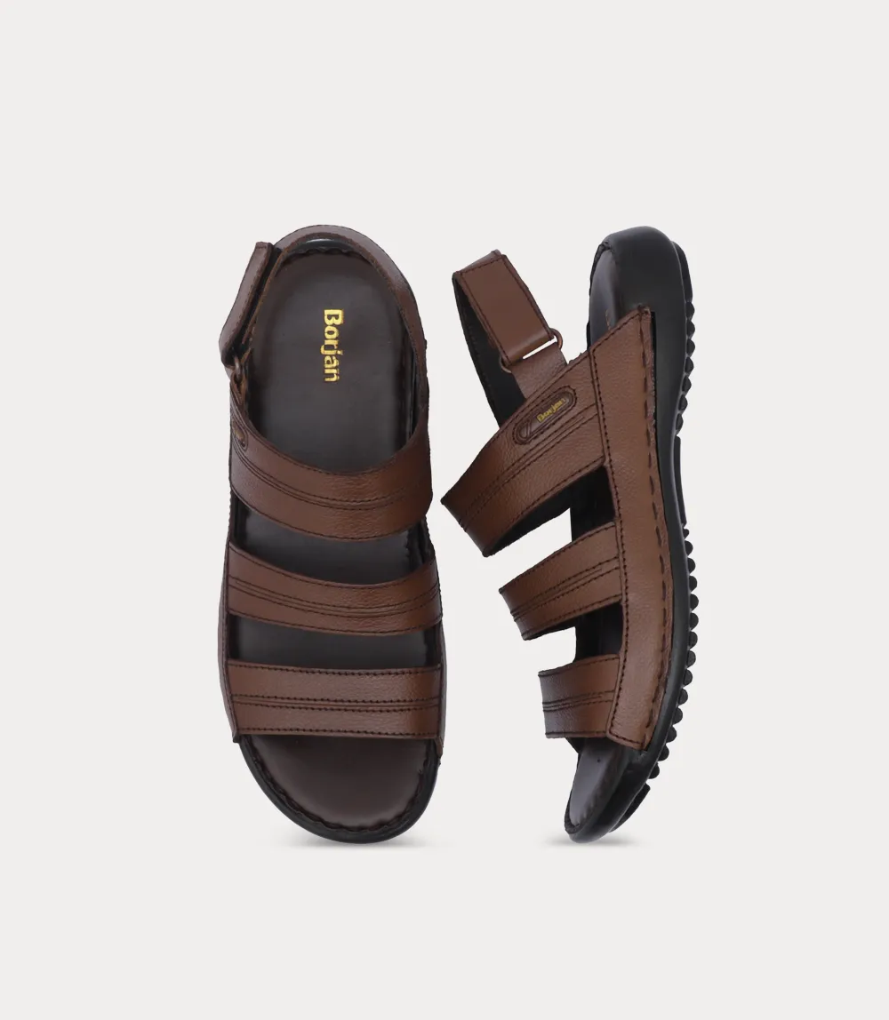 BM6894-BROWN-Men Sandal