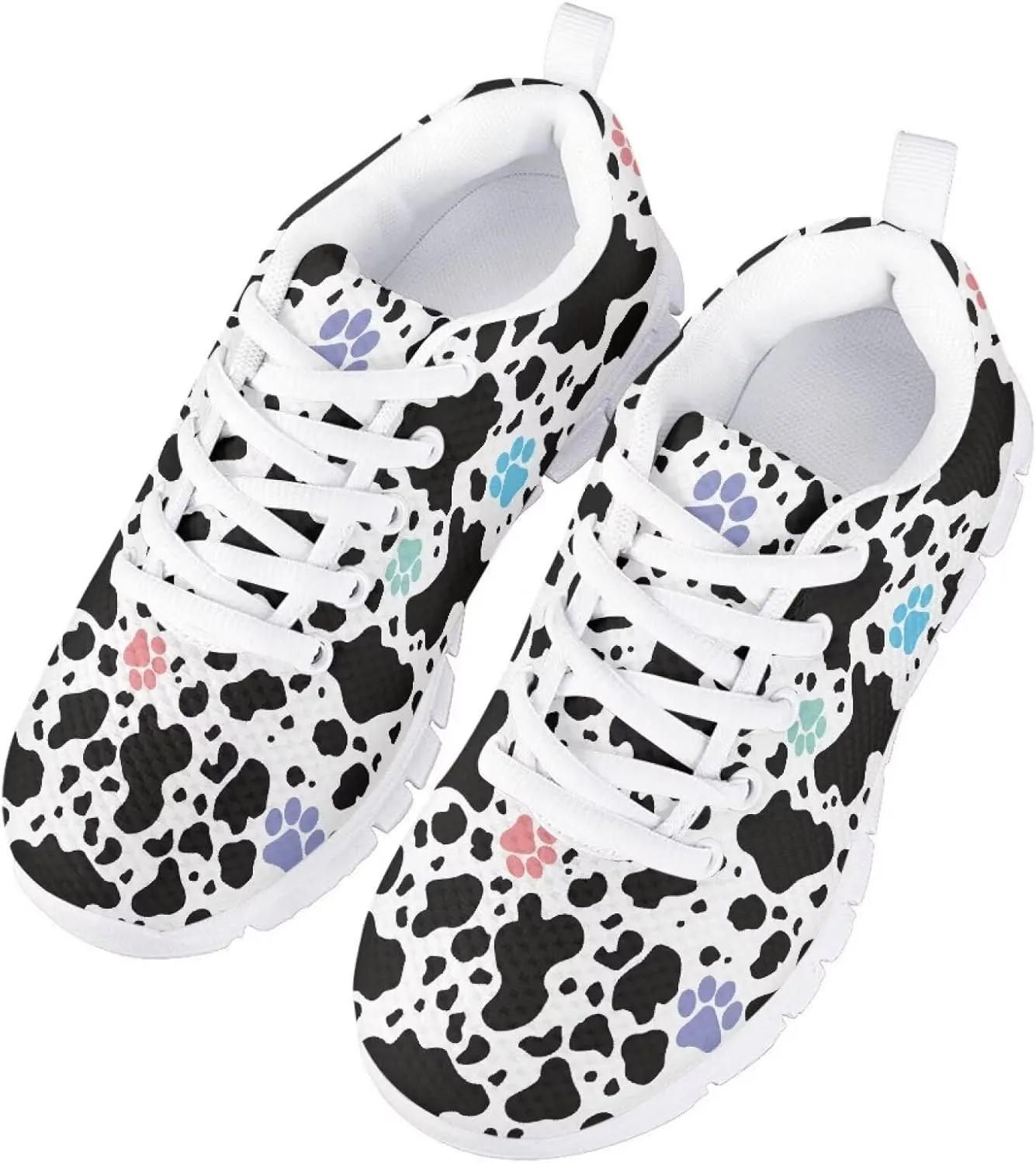Boys Girls Sneakers Non Slip Running Tennis Shoes Animal Textures Sports Sneaker Breathable Mesh Casual Shoe US11-5