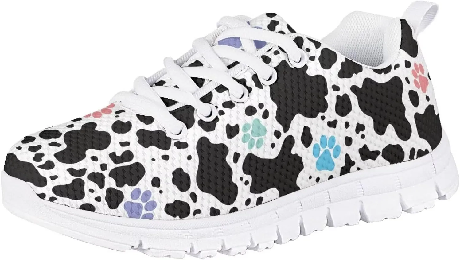 Boys Girls Sneakers Non Slip Running Tennis Shoes Animal Textures Sports Sneaker Breathable Mesh Casual Shoe US11-5
