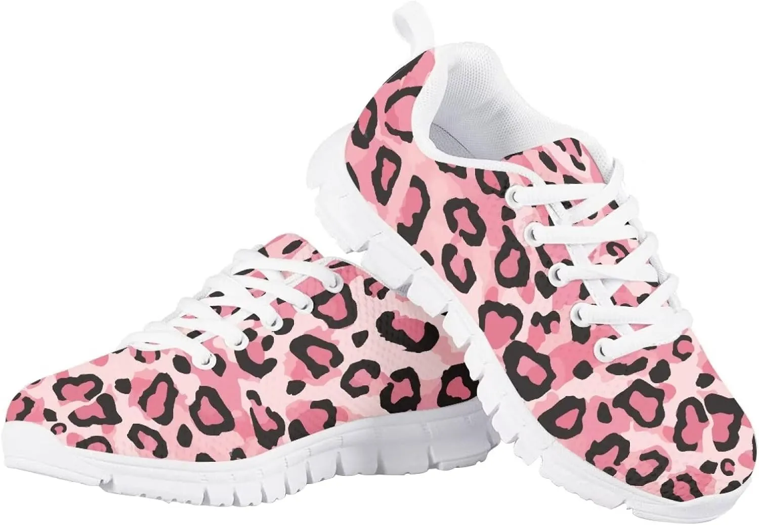 Boys Girls Sneakers Non Slip Running Tennis Shoes Animal Textures Sports Sneaker Breathable Mesh Casual Shoe US11-5