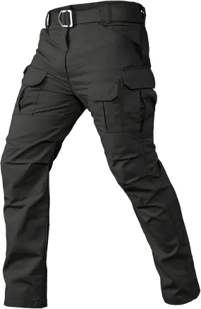 CARWORNIC Gear Men's Tactical Cargo Pants Waterpoof Lightweight Rip Stop EDC Military Combat Trousers