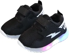 Cathalem Child Casual Shoes Fashion Baby Sneakers Running Sport Shoes Toddler Baby Sneakers Luminous Colorful Light Shoes
