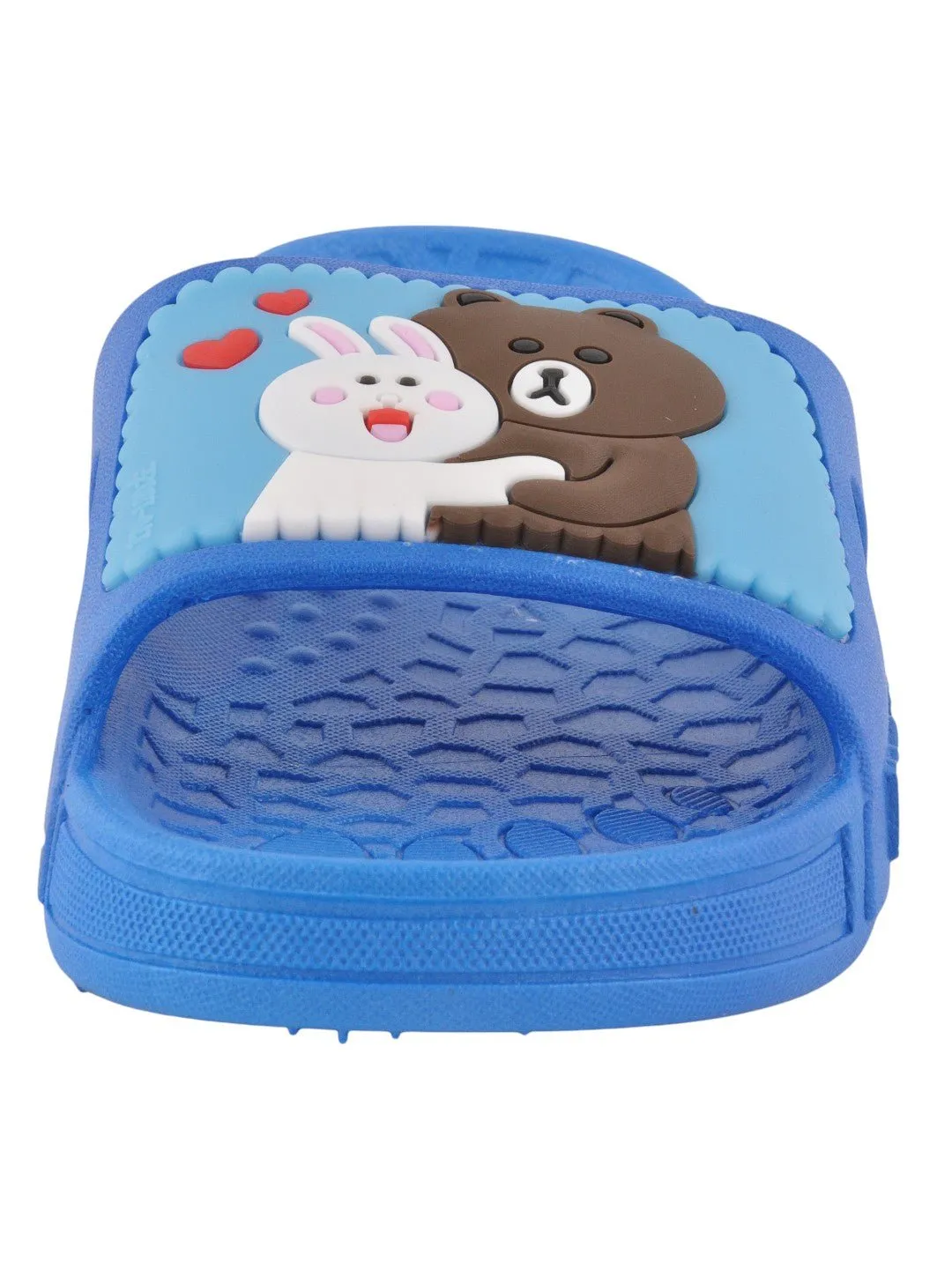 Charming Bear and Bunny Hug Slides for Boys - Blue