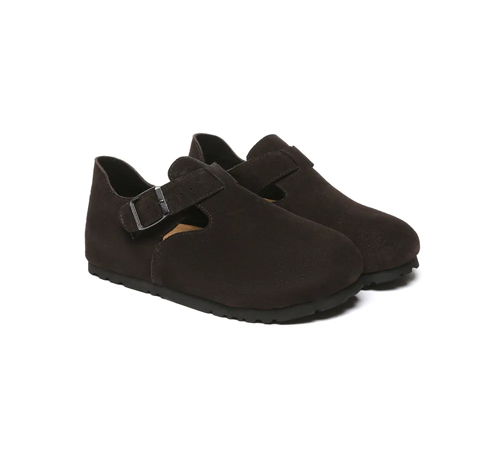 EVERAU® Adjustable Buckled Straps Slip-on Flat Sandals Brooke