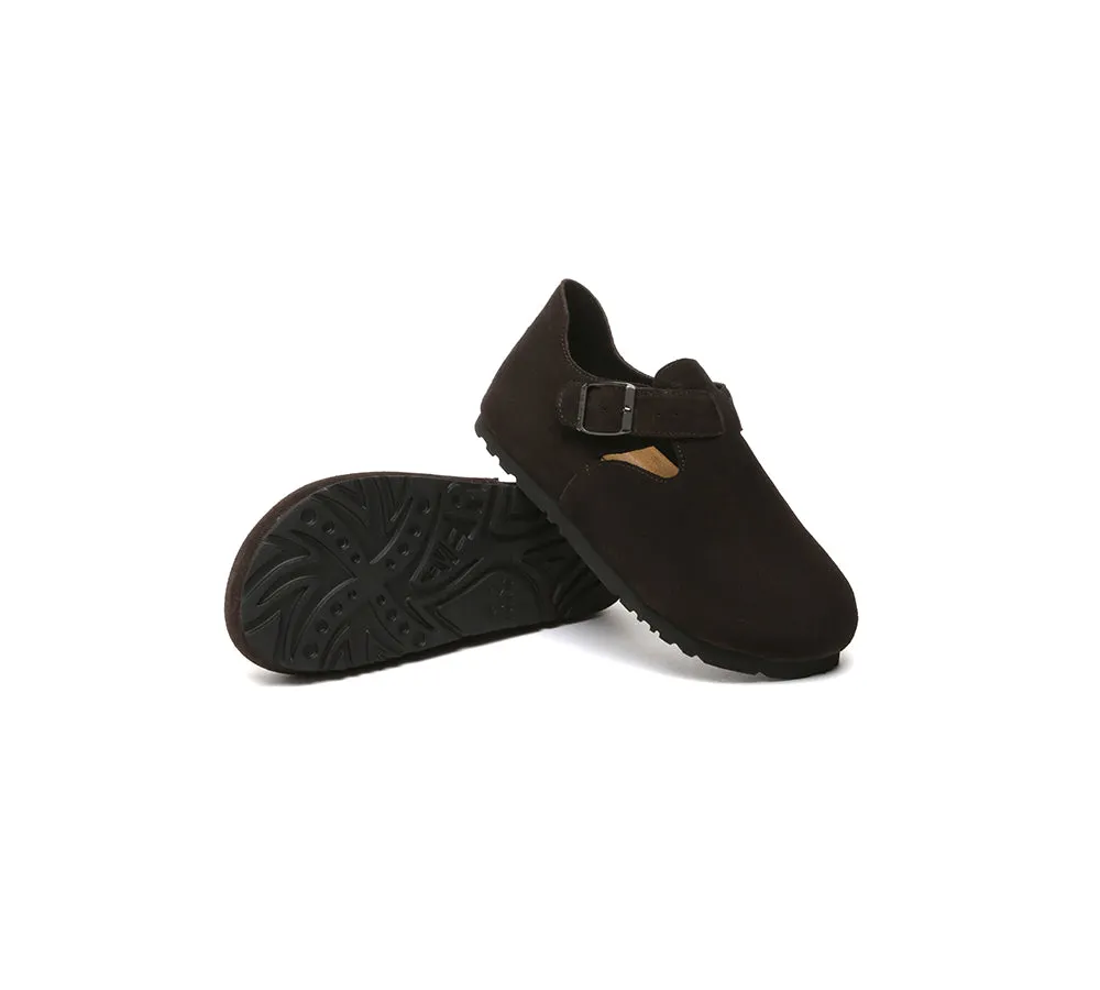 EVERAU® Adjustable Buckled Straps Slip-on Flat Sandals Brooke