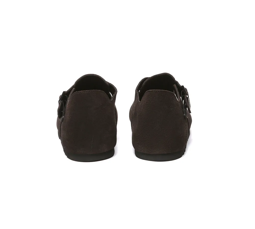 EVERAU® Adjustable Buckled Straps Slip-on Flat Sandals Brooke