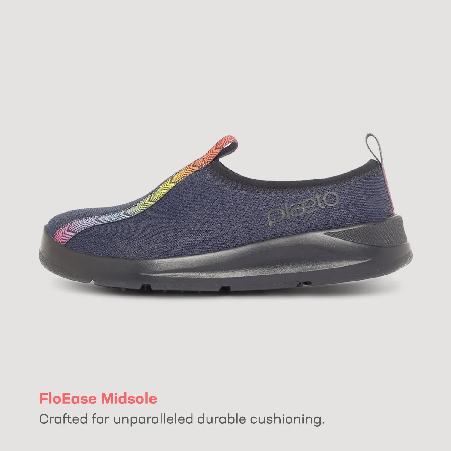 EZPlay Slip Ons for Kids-Navy Blue
