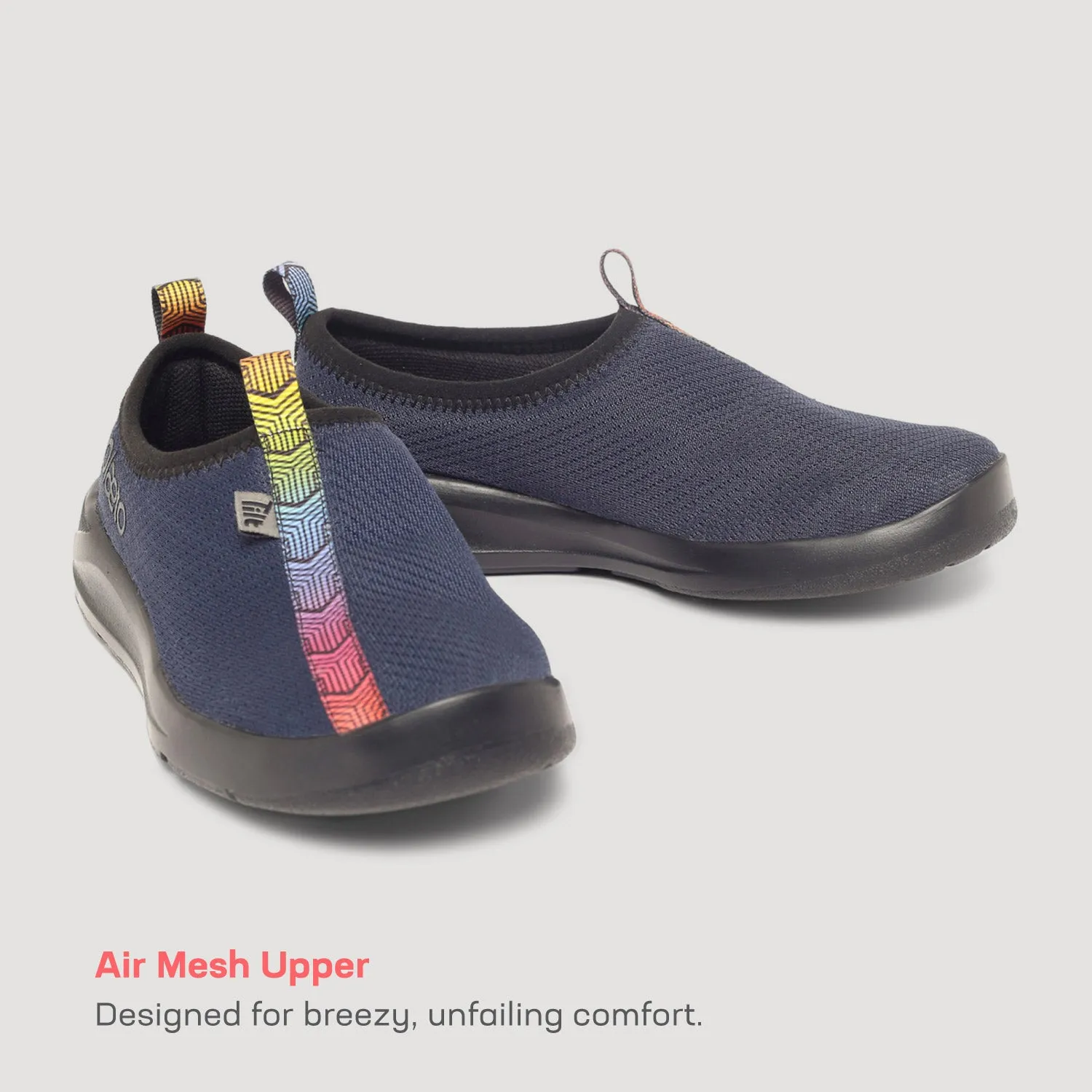 EZPlay Slip Ons for Kids-Navy Blue