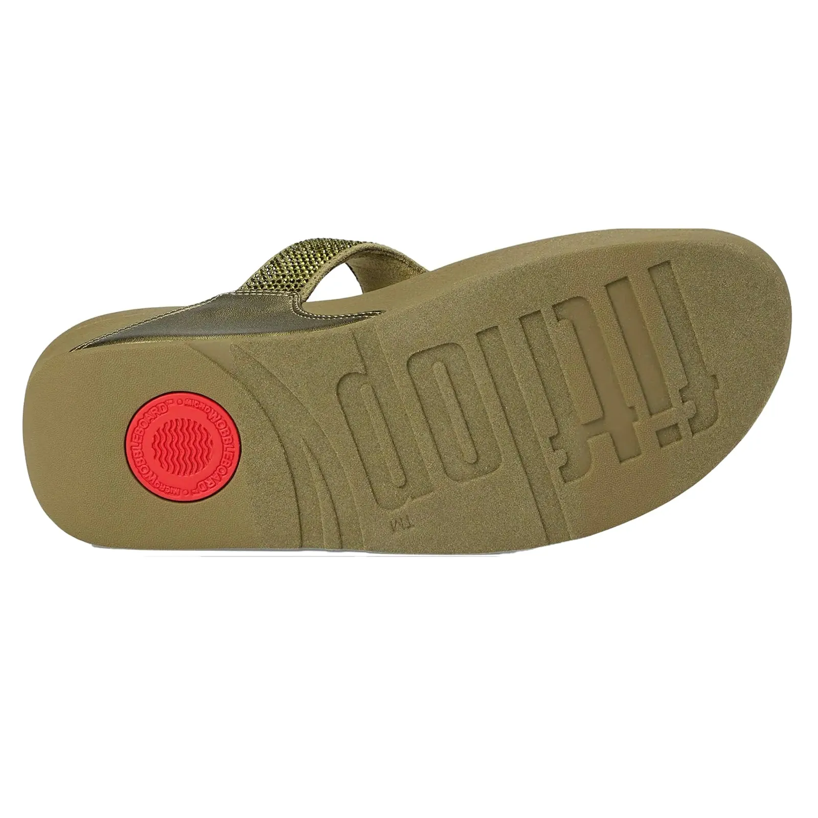 FitFlop Lulu Crystal Embellished Synthetic Women's Toe Post Sandals