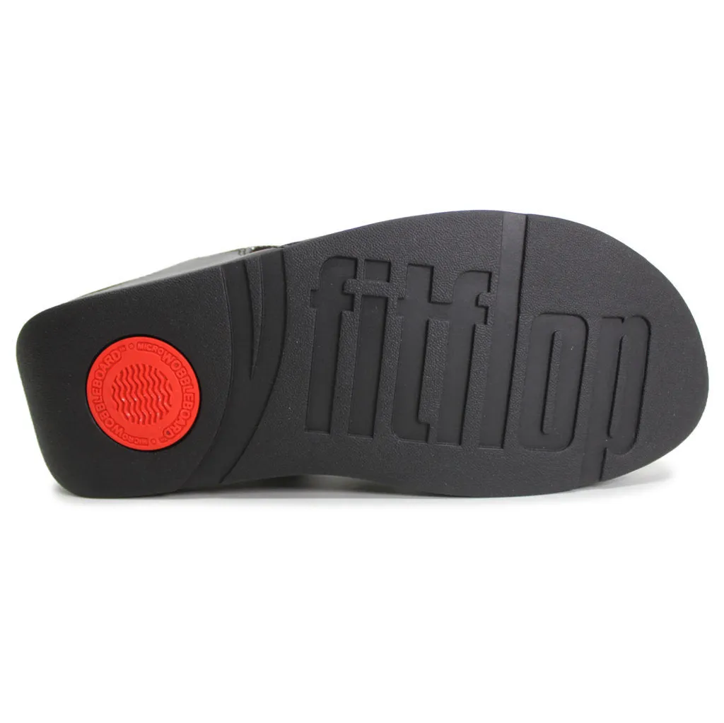 FitFlop Lulu Crystal Embellished Synthetic Women's Toe Post Sandals