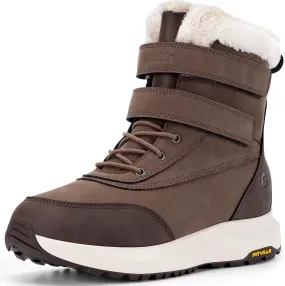 FitVille Wide Mens Snow Boots Fur Lining Extra Wide Winter Boots for Men Waterproof Non-slip Warm Shoes for Outdoor Hiking
