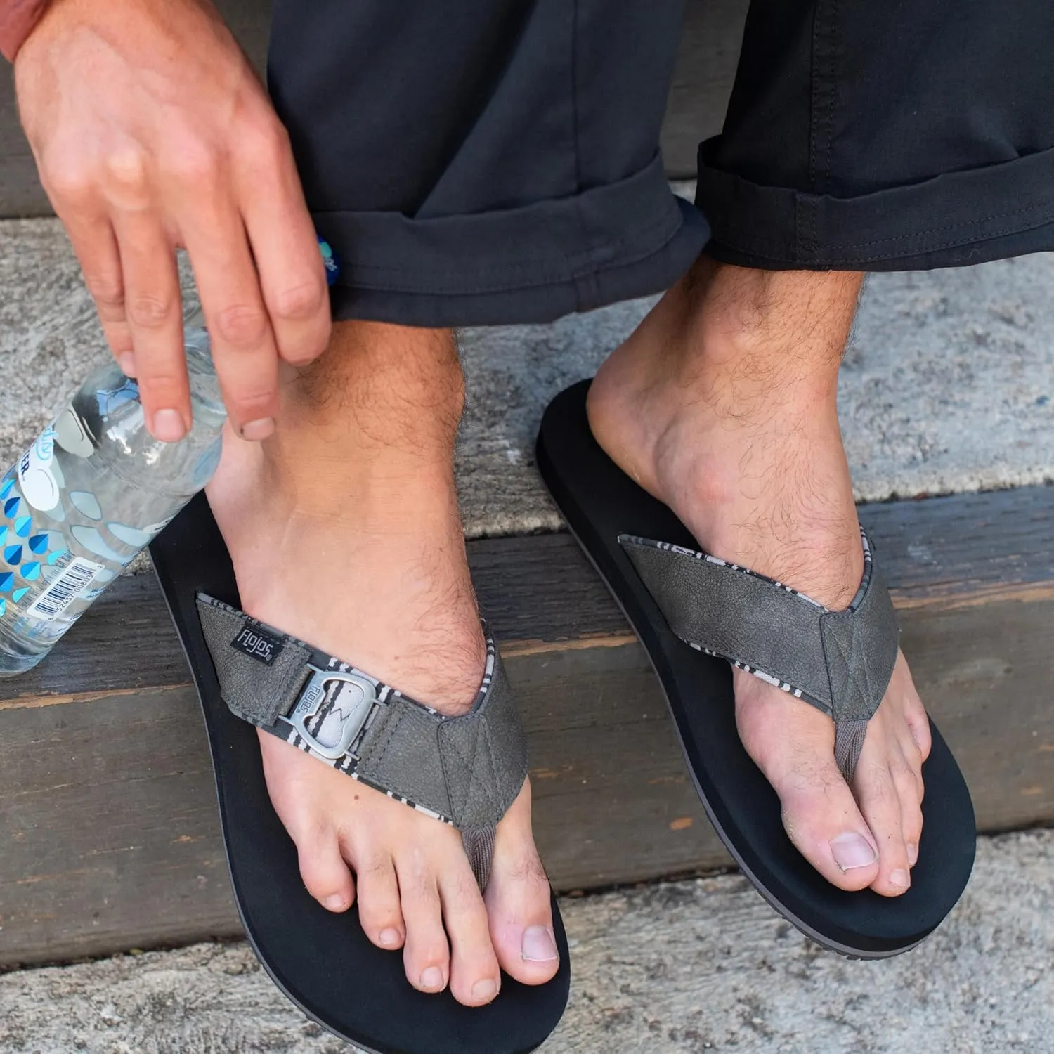 Flojos Men's Estiler Lite Flat Sandal