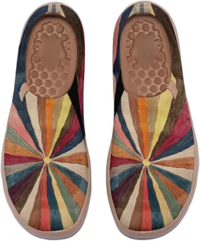 Hetios Slip-On Shoes Women Travel Footwear Lightweight Comfortable Artistic Casual Loafers