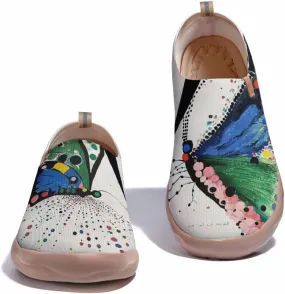 Hetios Women's Artistic Slip-On Shoes Casual Loafers Lightweight Comfortable Travel Footwear