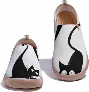 Hetios Women's Artistic Slip-On Shoes Casual Loafers Lightweight Comfortable Travel Footwear