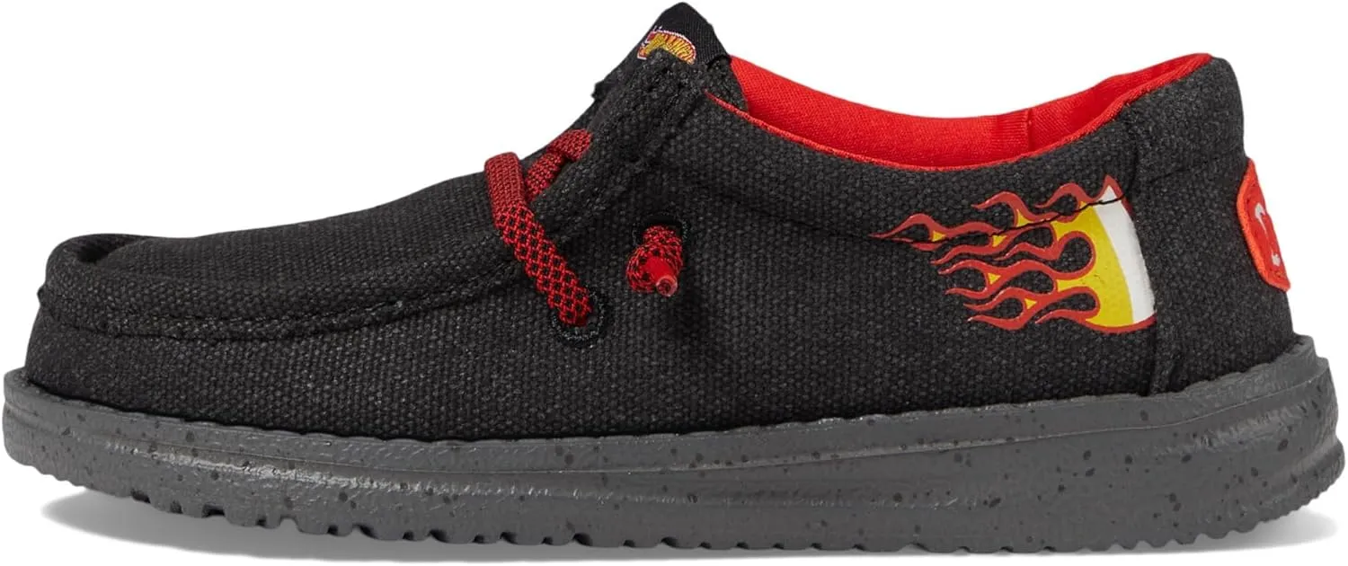 HEYDUDE x NASCAR Boy's Slip-on Loafers, Comfortable & Light-Weight | Wally