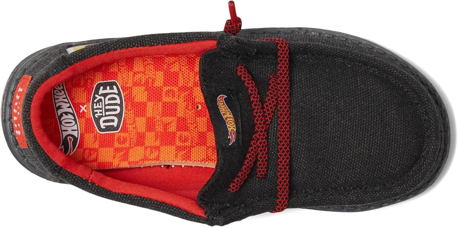 HEYDUDE x NASCAR Boy's Slip-on Loafers, Comfortable & Light-Weight | Wally