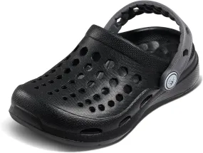 Joybees Kids Active Clog - Clogs for Kids, Rubber Shoe for Girls and Boys, Slip On Foam Sandals, Water Shoes with Strap for Toddlers and Children Size C4-J5