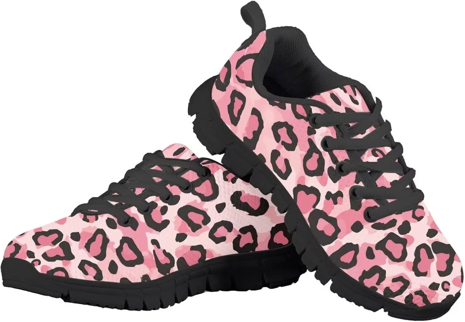 Kids Boy Girls Tennis Shoes Running Sports Shoe Non Slip Animal Textures Sneaker Breathable Mesh Casual Shoe US11-5