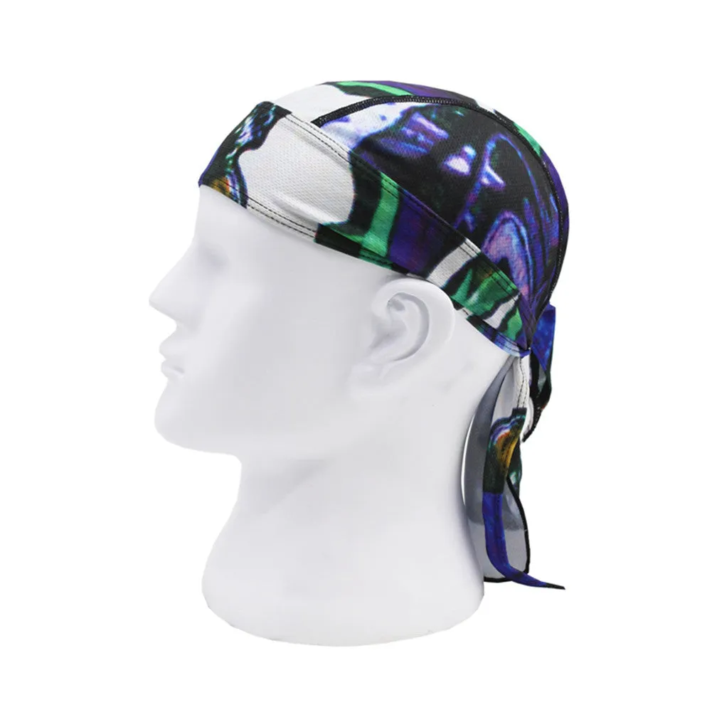 Moisture Wicking Beanie Cap Pirate Hat Bandana Skull Cap Sports Quick Drying for Men and Women Pack of 3