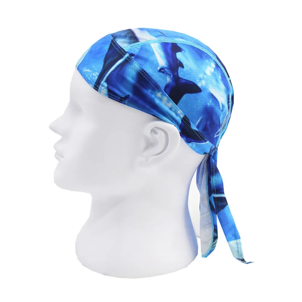 Moisture Wicking Beanie Cap Pirate Hat Bandana Skull Cap Sports Quick Drying for Men and Women Pack of 3