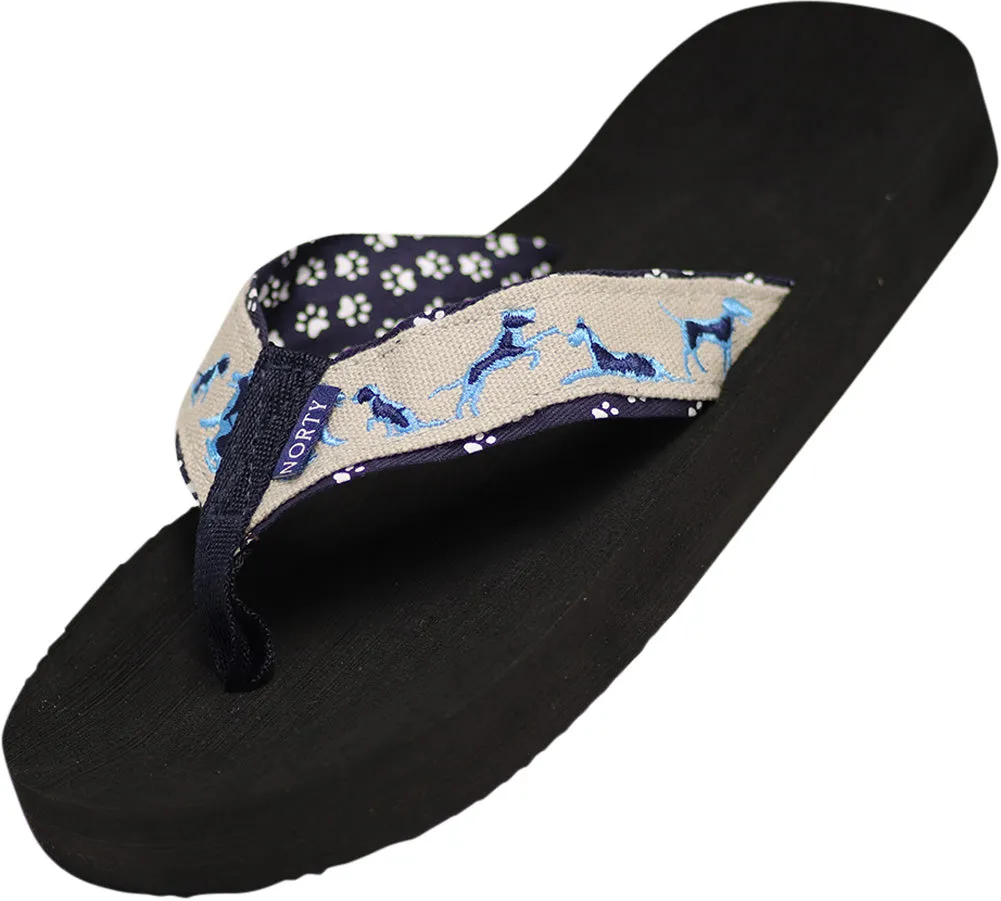 Norty Women's Casual Resort Wear Flip Flop Sandal for Everyday Comfort