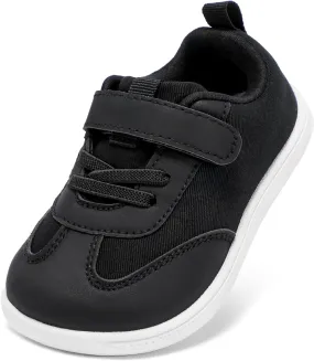 STQ Toddler Girls Boys Wide Toe Barefoot Shoes Kids Walking Tennis Comfort Sneakers Lightweight Breathable Gym Shoe