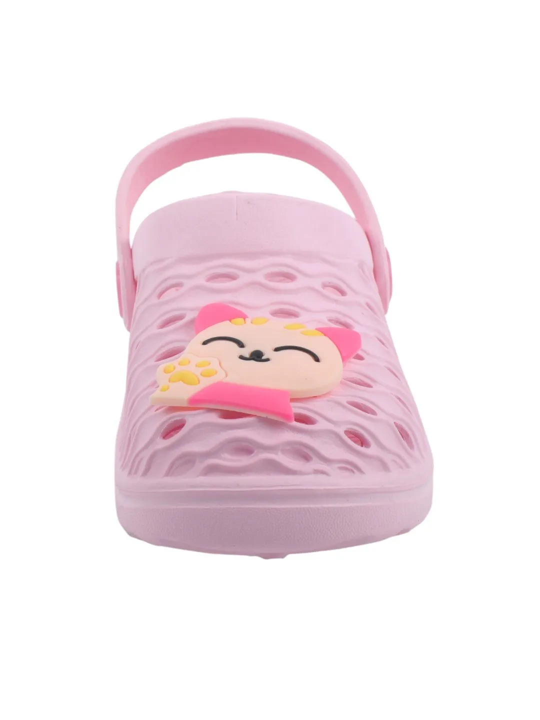 Sweet Pink Kitty Whimsy Clogs for Girls