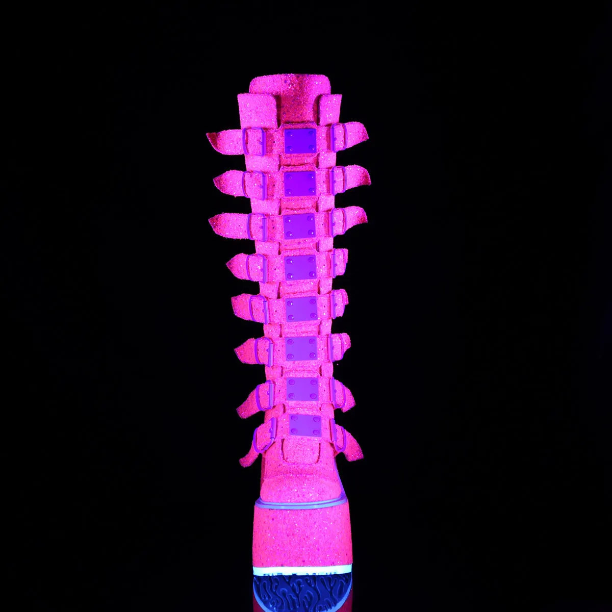 SWING-815UV DemoniaCult Pink Sexy Women's Mid-Calf & Knee High Boots (Alternative Footwear)