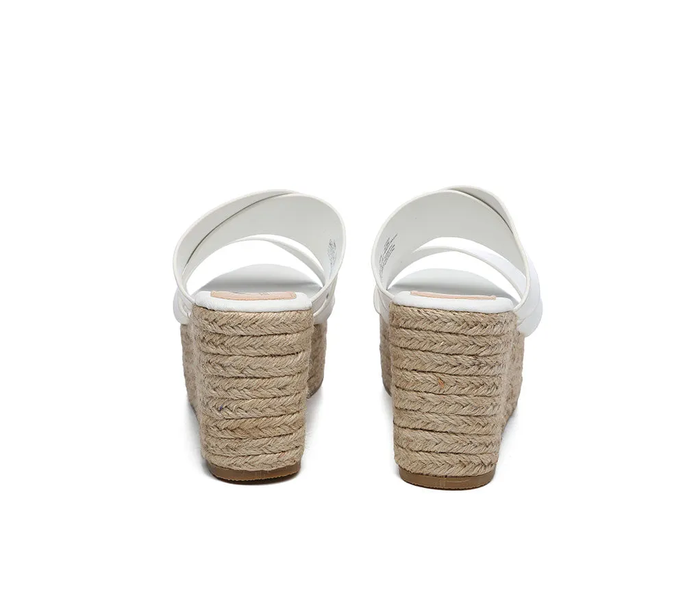 TARRAMARRA® Women's Crossover-Strap Platform Heels Slip-on Sandal Slides Wedges Julie