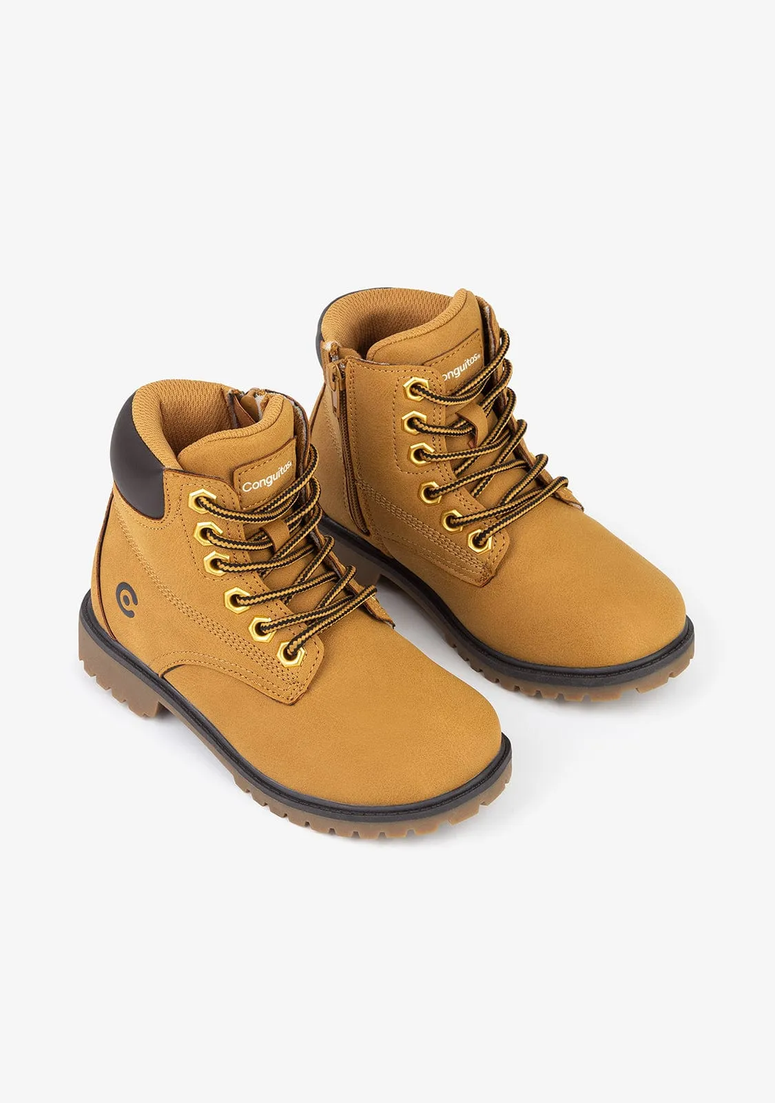 Unisex Orange Mountain Boots
