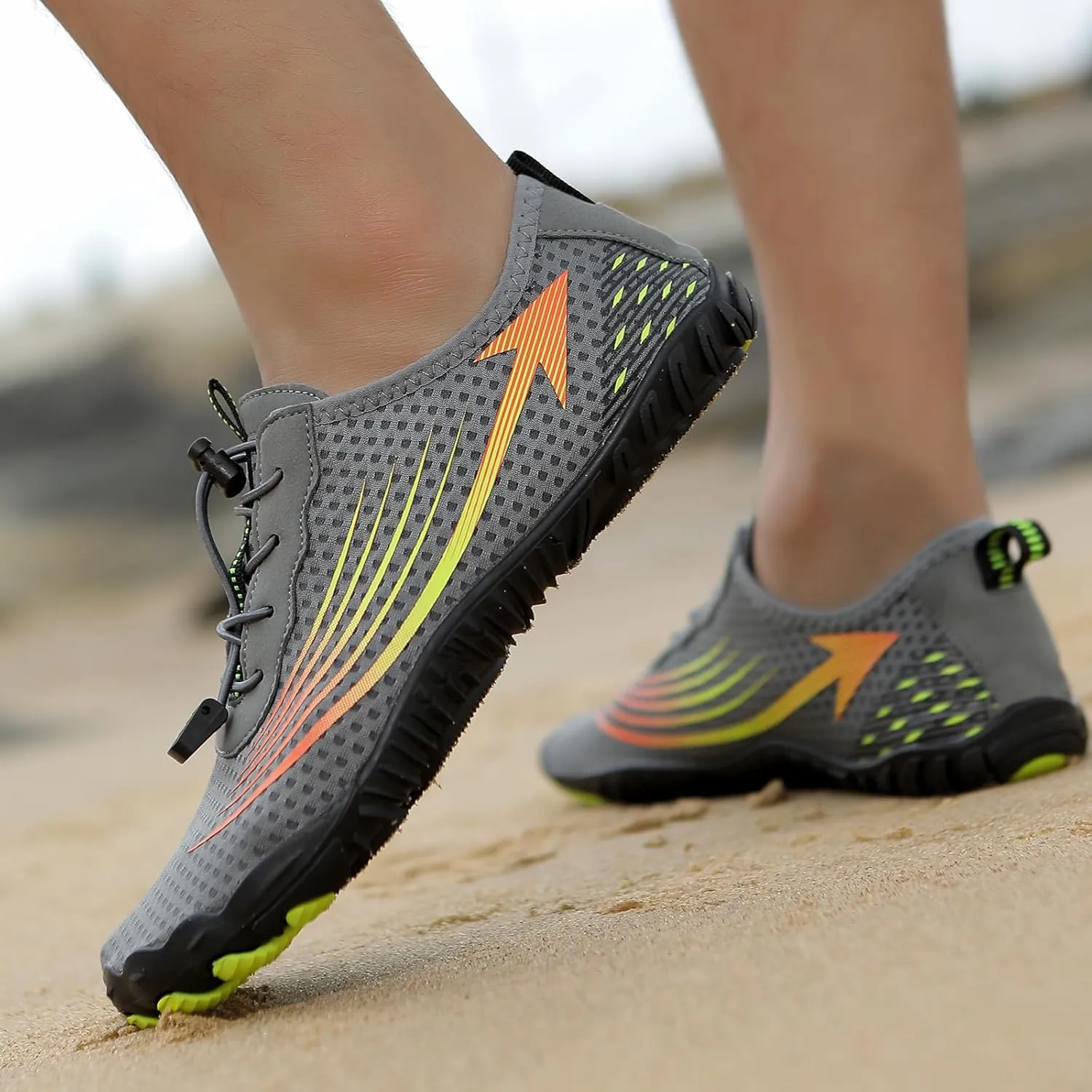 Unisex Water Shoes for Women Men Healthy & Non-Slip Barefoot Shoes Lightweight Quick Dry Barefoot Aqua Shoes Hiking Athletic Swim Beach Shoes Footwear for Surf Pool