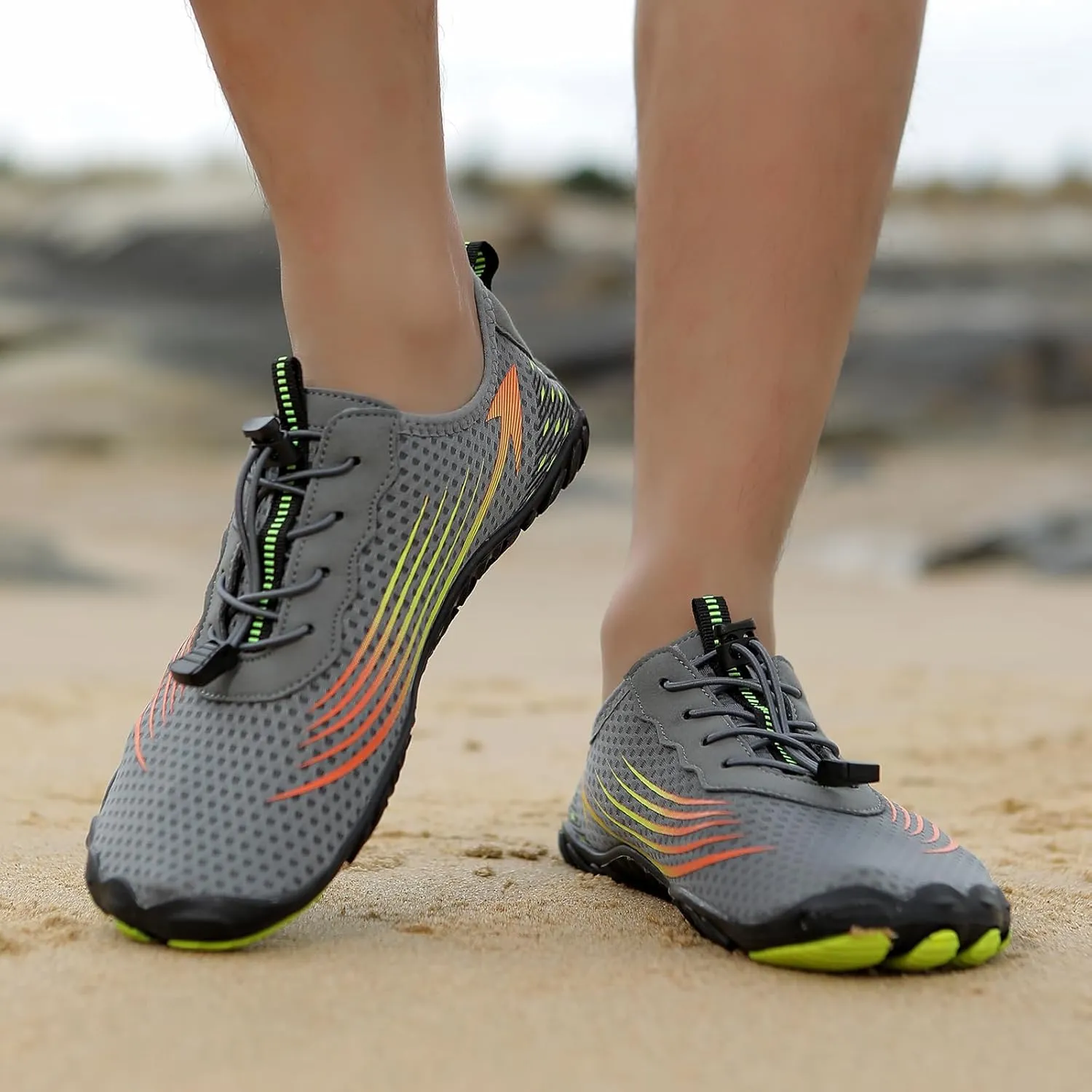 Unisex Water Shoes for Women Men Healthy & Non-Slip Barefoot Shoes Lightweight Quick Dry Barefoot Aqua Shoes Hiking Athletic Swim Beach Shoes Footwear for Surf Pool