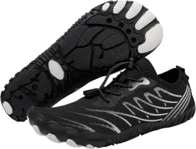 Water Shoes for Women Men, Unisex Quick Dry Aqua Shoes for Beach Pool Swim Swimming, Hike Barefoot Grounded Footwear, Non Slip Wide Toe Box Sneakers for Hiking Walking Workout Running Trekking