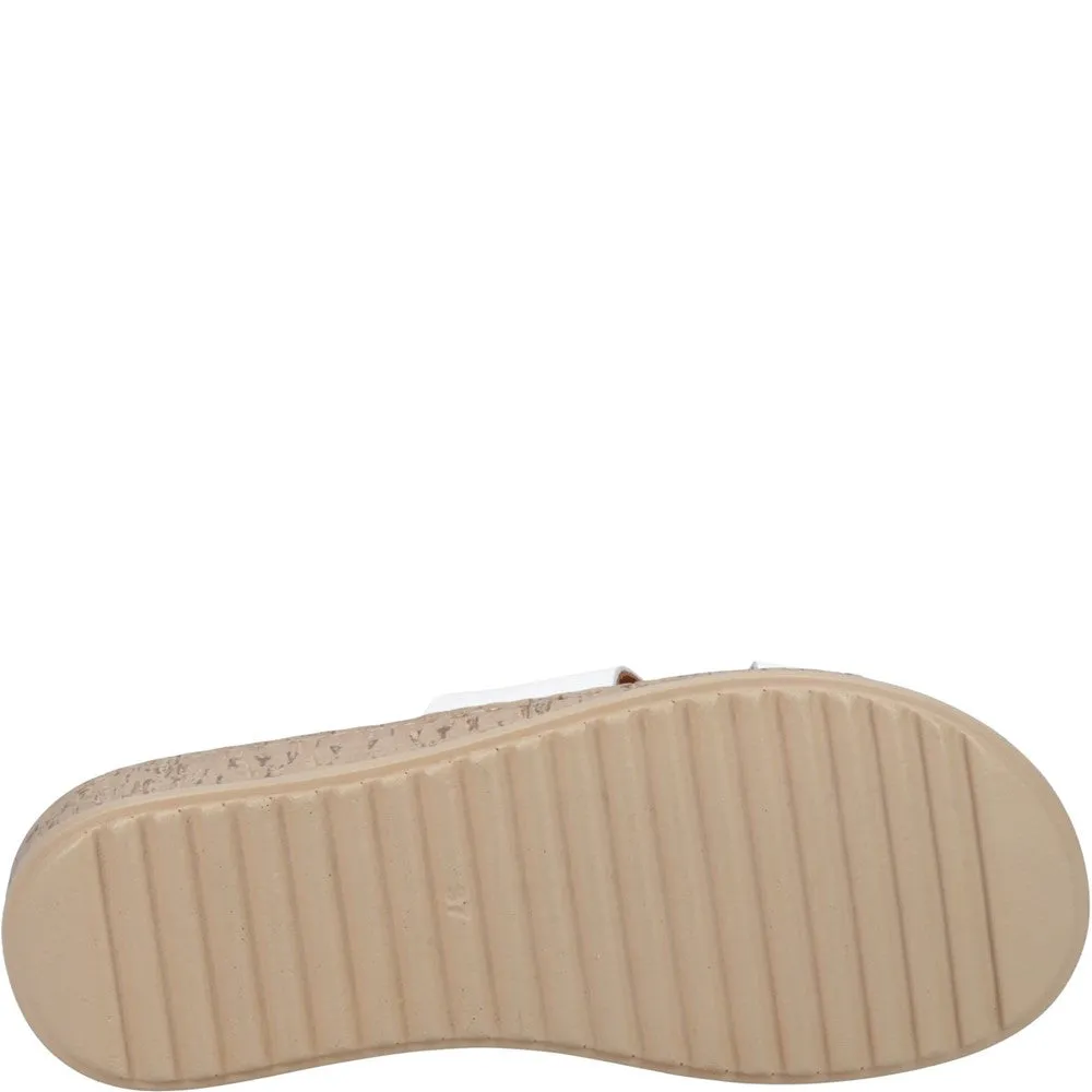 White Eloise Mule Sandals