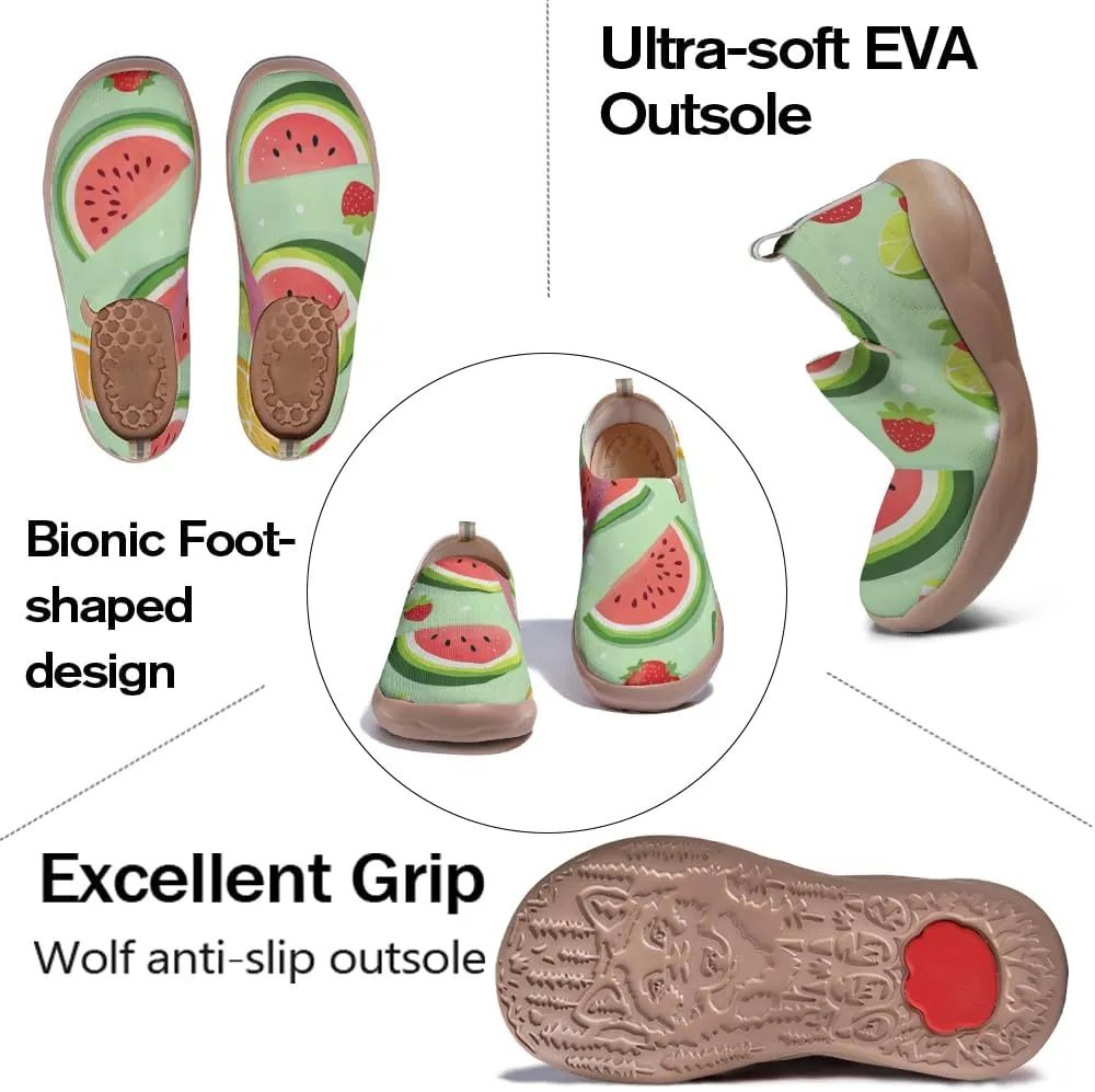 Womens Slip On Shoes Comfortable Breathable Knit Casual Footwear Fashion Travel Loafers