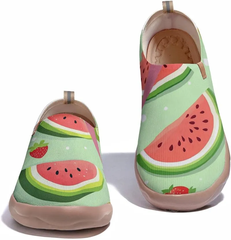 Womens Slip On Shoes Comfortable Breathable Knit Casual Footwear Fashion Travel Loafers