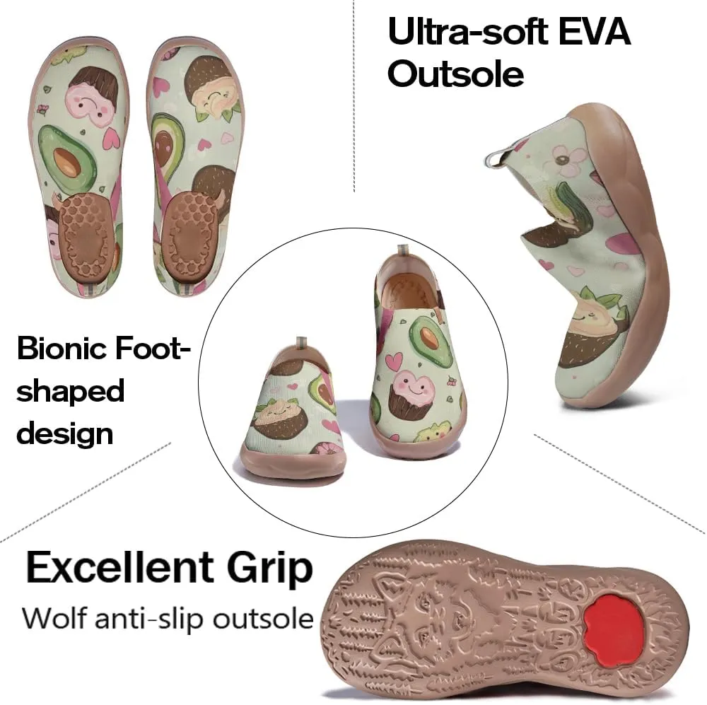 Womens Slip On Shoes Comfortable Breathable Knit Casual Footwear Fashion Travel Loafers