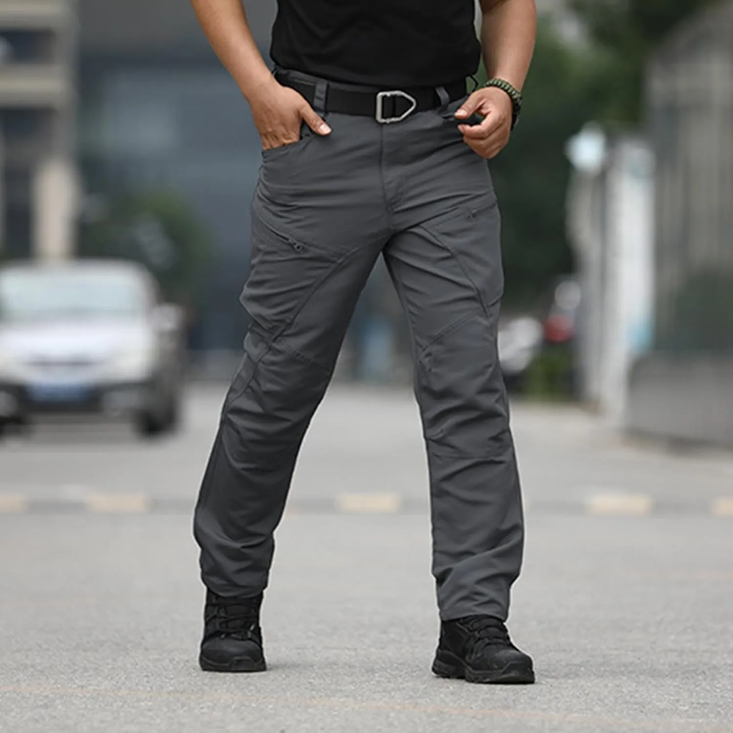 Xiaojmake Mens Tactical Cargo Pants Outdoor Waterproof Lightweight Military Combat Trousers Lightweight EDC Work Hiking Pants